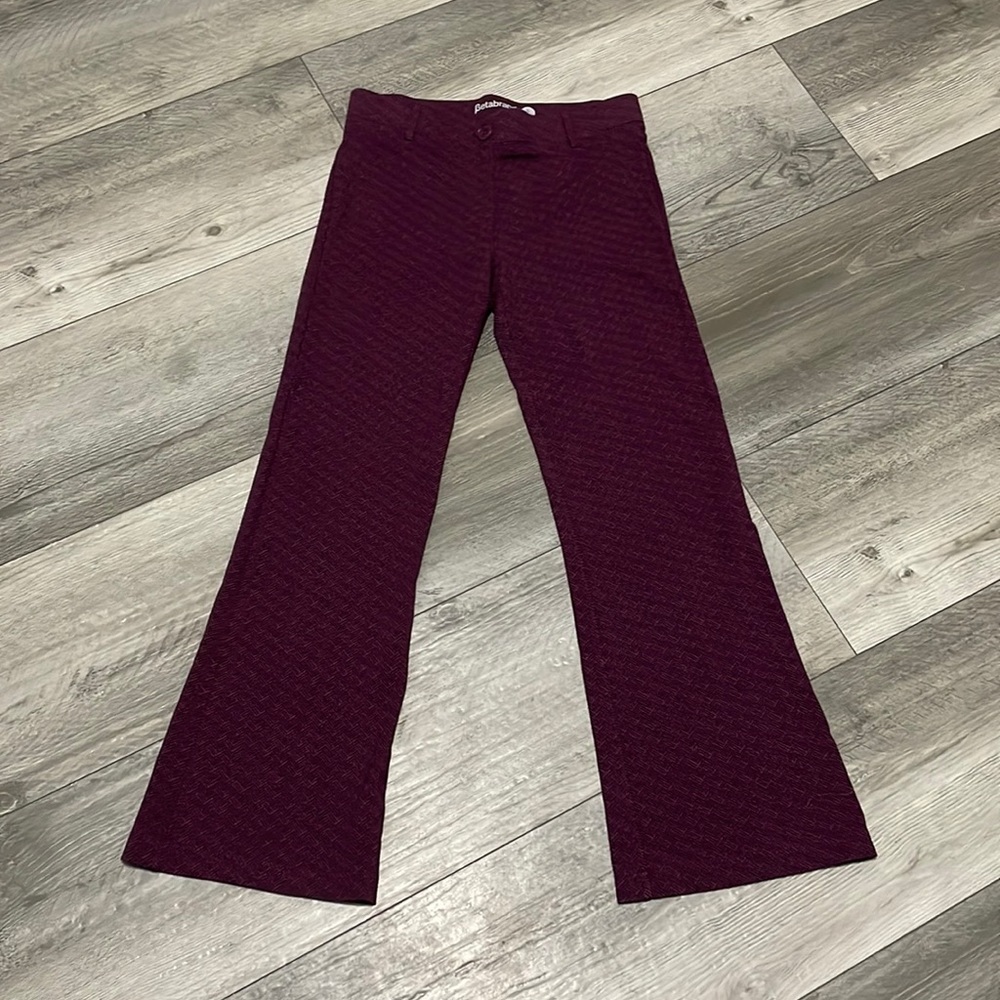 Betabrand Boot Cut | Two-Pocket Dress Pant Yoga Pants Small Petite - Picture 1 of 5